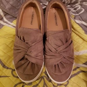 Lane Bryant tan loafer size 9W